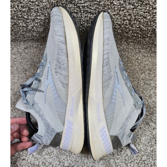 Brooks Bedlam 3 Womens Size 9.5 Running Shoe Grey Purple Trainer Athletic LowTop - Picture 7 of 12